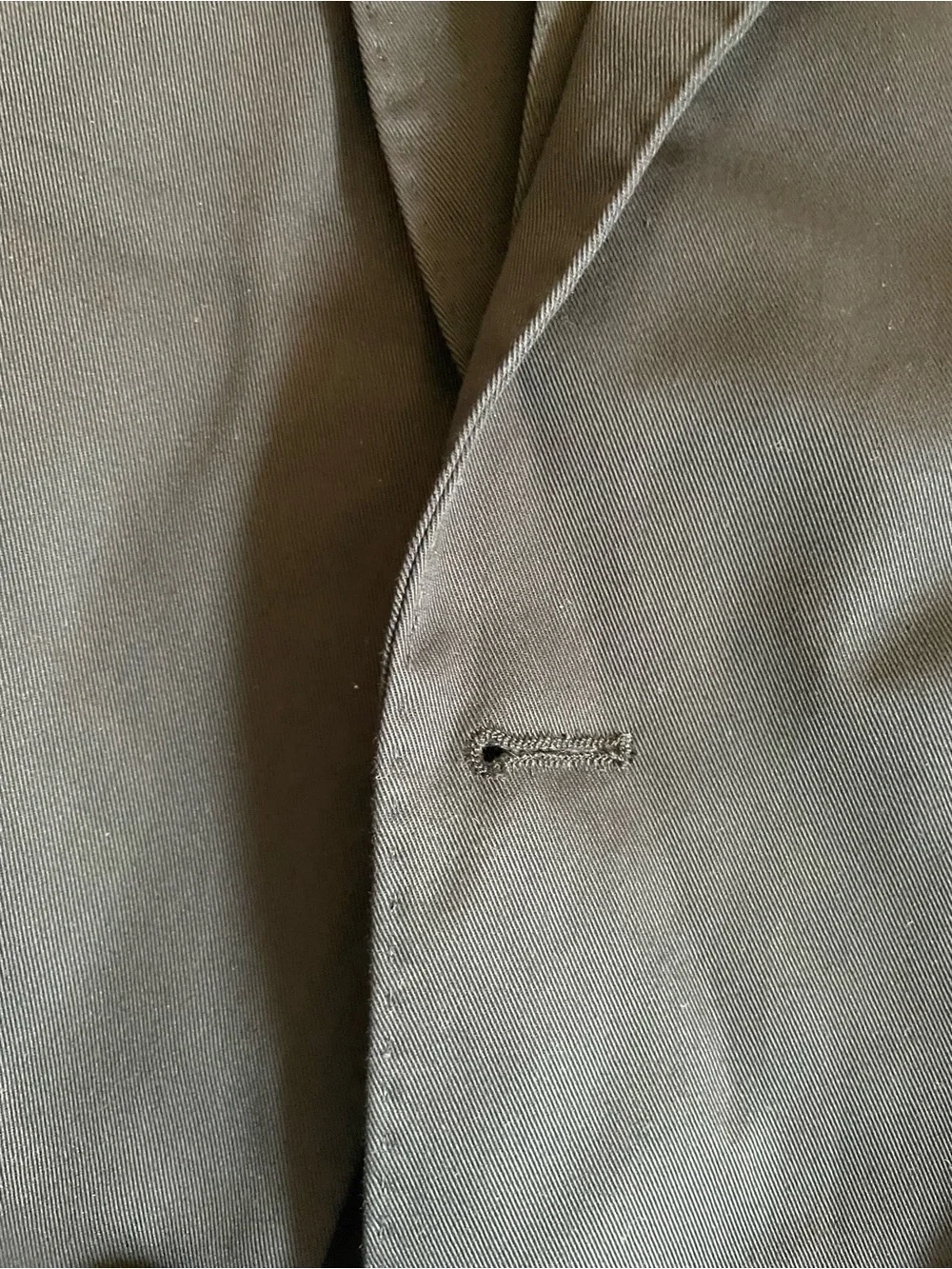 J. CREW Ludlow Slim-fit suit jacket in Japanese cotton chino Navy 44 R NWD CF181